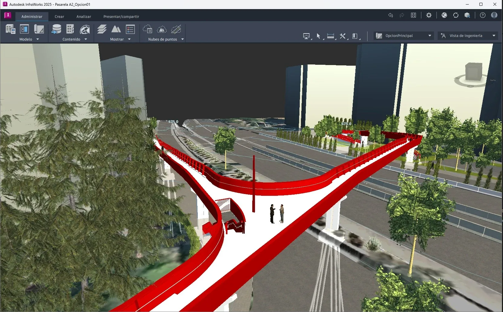 BIMDynamix: model footbrige3